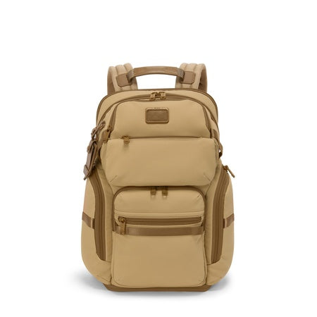 TUMI - Alpha Bravo Nomadic Backpack - Men's Durable Carry On Bag - 18.8" X 15.0" X 9.0" - Fits up to 15" Laptop - Khaki