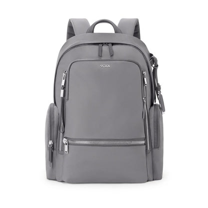 TUMI - Voyageur Celina Backpack - Women's Work and Travel Bag - 16.0" X 10.6" X 6.5" - Holds Up to 16" Laptop - Fog Grey & Silver Hardware