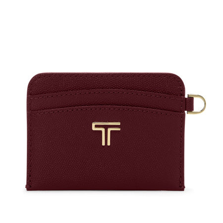 Tumi Womens Card Case Wine One Size