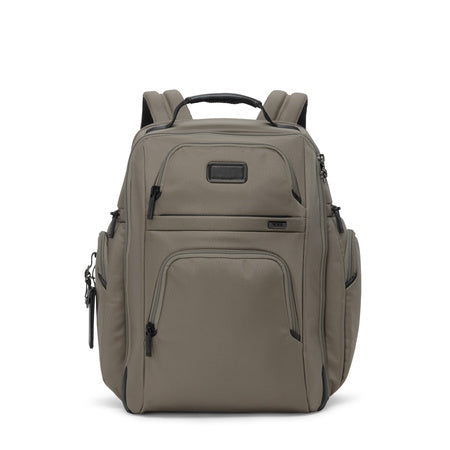 TUMI - Alpha Brief Pack - Men's and Women's Work and Travel Laptop Backpack with Padded Adjustable Strap - Fits Up to 15" Screen - Grey Alloy
