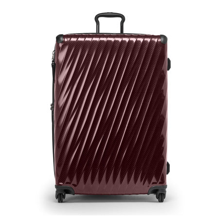 TUMI - 19 Degree Lite 4 Wheel Luggage - Lightweight and Highly Durable, Modern Contour, Hard Shell Men's and Women's Suitcase - 30" Large Checked Packing Case, Wine