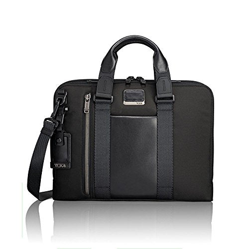 TUMI - Alpha Bravo Aviano Laptop Slim Brief Briefcase - 15 Inch Computer Bag for Men and Women - Black