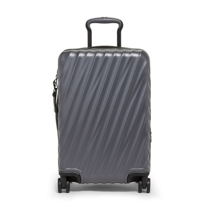 TUMI - 19 Degree Expandable Carry-On - 4-Wheeled Hard Shell Suitcase - 21.8" X 14.0" X 9.0" - Matte Grey Texture