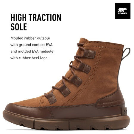Sorel Men's Casual Winter Boots, Brown Velvet Tan X Tobacco, 11.5
