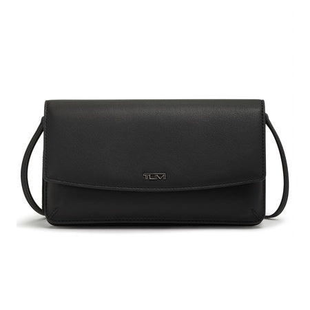TUMI - Belden Crossbody Wallet Bag - Multipurpose Leather Travel Wallet - With Pockets & Card Holder - 4.5" x 8.0" x 1.3" - Black
