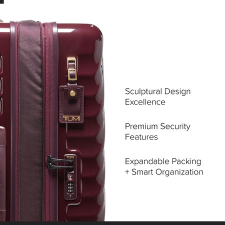 Tumi Unisex 19 Degree Extended Trip Expandable 4-Wheel Wine One Size