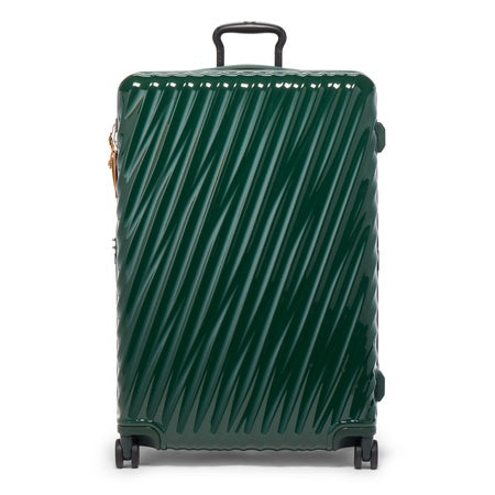 TUMI - 19 Degree Large Expandable Checked Luggage - 4-Wheels - Durable Hard Shell Zipper Expansion Checked Bag - Suitcase - Hunter Green