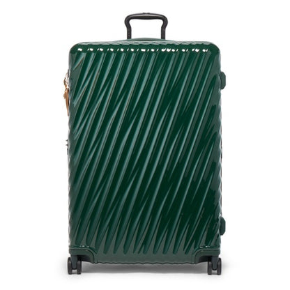 TUMI - 19 Degree Large Expandable Checked Luggage - 4-Wheels - Durable Hard Shell Zipper Expansion Checked Bag - Suitcase - Hunter Green