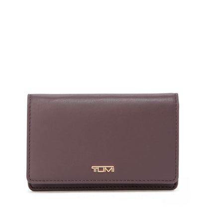 Tumi Belden SLG Small Slim Envelope Wallet Men's Envelope Card Holder, Official Authentic Product, Dark Mauve