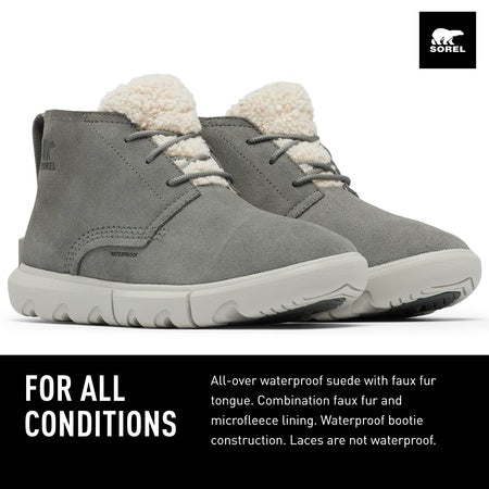 Sorel Women's Explorer Next Drift Waterproof Boots - Quarry, Dove - Size 7