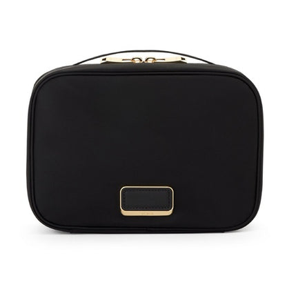 TUMI - Voyageur Tammin Cosmetic - Makeup Organizer Bag for Travel - Premium Toiletry Bag - Stain & Water-Resistant Material - Black & Gold