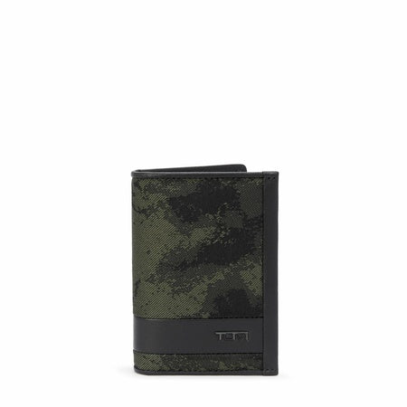 TUMI - Alpha Multi Window Card Case - Slim Profile Men's Wallet With ID Windows - Camo Jacquard
