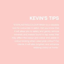 KEVIN.MURPHY EVERLASTING.COLOUR WASH - Hair Colour Shampoo - Colour Protect Hair Care - pH Balanced Shampoo - Sulphate Free - 250 mL / 8.4 fl oz