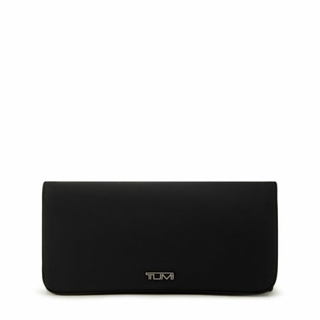 TUMI - Plus Small Organizer - Foldable Travel Organizer Perfect for Sunglasses, Toiletries, Makeup - Stain & Water-Resistant - Black & Gunmetal