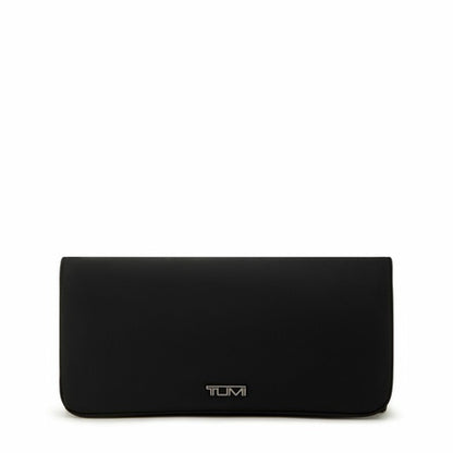TUMI - Plus Small Organizer - Foldable Travel Organizer Perfect for Sunglasses, Toiletries, Makeup - Stain & Water-Resistant - Black & Gunmetal