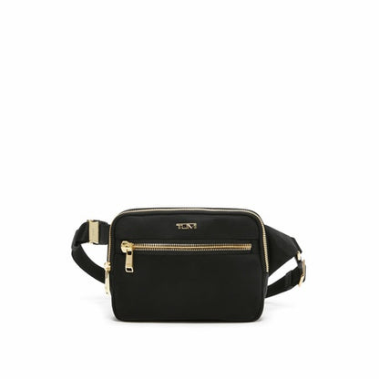 TUMI - Voyageur Sedona Crossbody Bag - Women's Stylish and Versatile Nylon Sling Purse for Business & Travel - Black & Gold