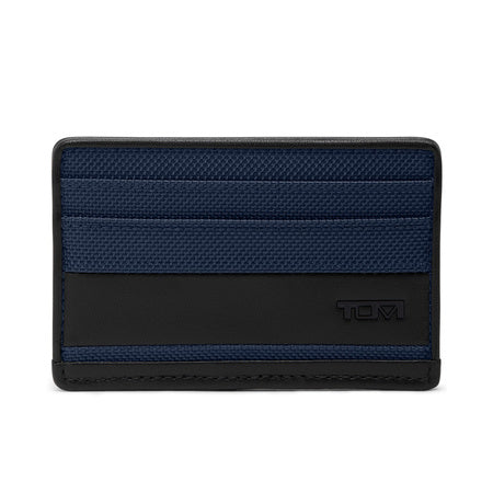 TUMI - Alpha Slim Card Case - Slim Billfold Wallet for Travel - Slip Pocket Wallet - Small Wallet - 2.8" X 4.1" X 0.2" - Navy
