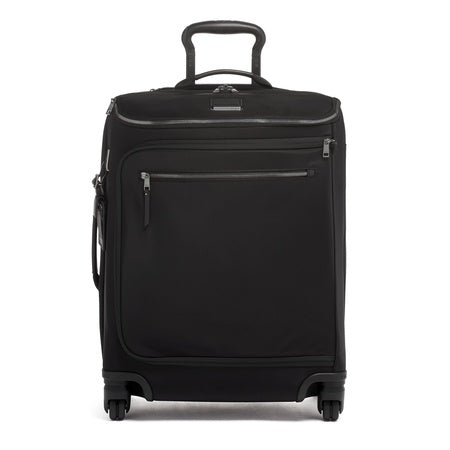 TUMI - Voyageur Leger 4 Wheeled Luggage - Women's Lightweight and Spacious, Sleek Silhouette, Durable Premium Suitcase - Black & Gunmetal