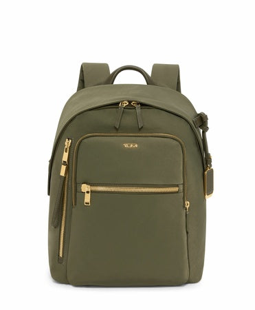 Tumi Womens Halsey Backpack Olive One Size