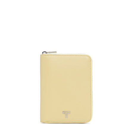 TUMI - Belden Zip-Around Passport Case - Leather Travel Wallet and Organizer - With Document & Passport Holder - Washed Yellow