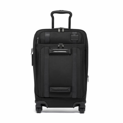 TUMI Men's Merge International Front Lid 4 Wheeled Carry On Suitcase, Black, One Size