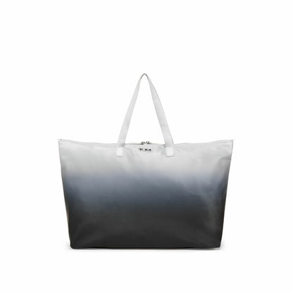 TUMI - Just In Case Tote - Foldable, Lightweight and Compact, Packable Travel Bag - Folds Into Included Pouch - Large, Grey Ombre
