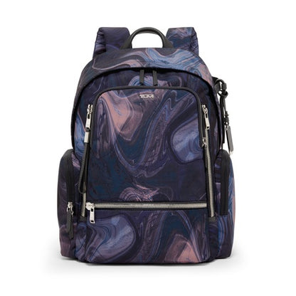 TUMI - Voyageur Celina Backpack - Women's Work and Travel Bag - 16.0" X 10.6" X 6.5" - Holds Up to 16" Laptop - Navy Liquid Print