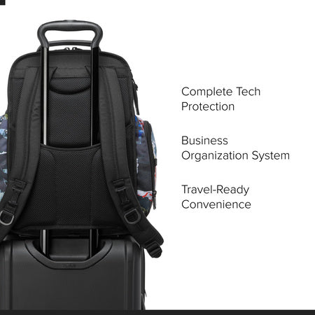 TUMI - Alpha Brief Pack - Men's and Women's Work and Travel Laptop Backpack with Padded Adjustable Strap - Fits Up to 15" Screen - Wheatpaste Print