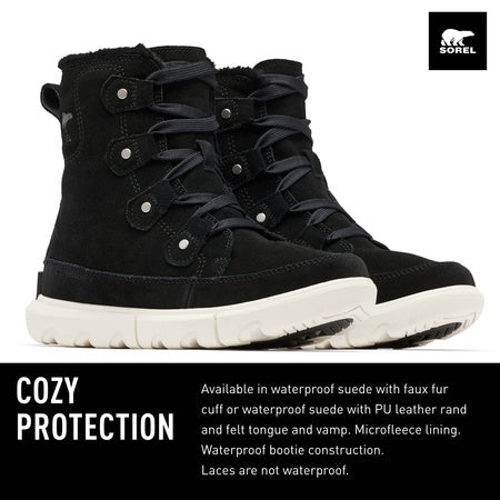 Sorel Explorer Next™ Joan Waterproof Black/Fawn 7 B (M)