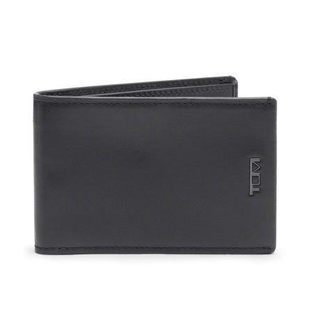 TUMI - Nassau Slim Single Billfold Wallet - Card Holder Wallet for Men & Women - RFID Wallet Protection - Nappa Leather Material - Black Smooth