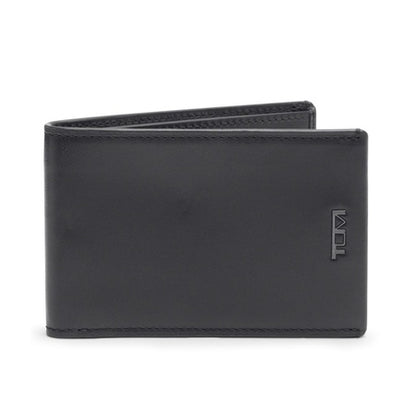 TUMI - Nassau Slim Single Billfold Wallet - Card Holder Wallet for Men & Women - RFID Wallet Protection - Nappa Leather Material - Black Smooth