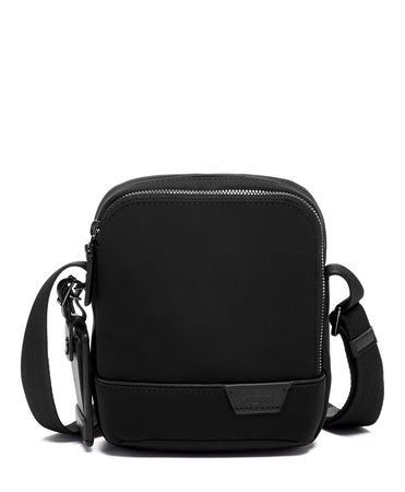 TUMI Harrison Nicols Small Crossbody - Compact Crossbody Bag for Travel & Business - Women's & Men's Crossbody Pouch Bag - Black