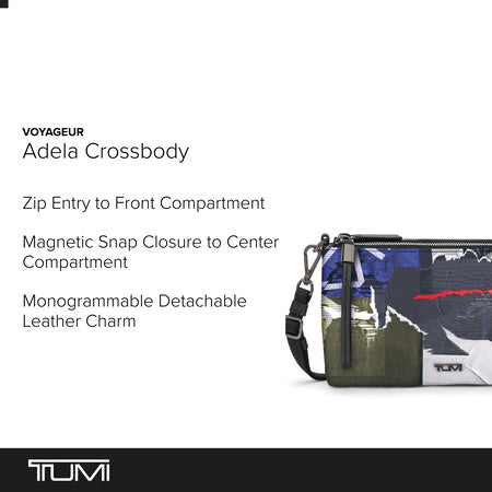 Tumi Womens Adela Crossbody Poster Print One Size
