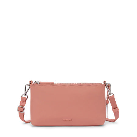 TUMI - Voyageur Adela Crossbody - Lightweight Women’s Travel & Everyday Bag with Adjustable Strap - Pink Clay