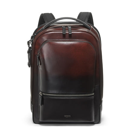 TUMI - Harrison Bradner Backpack - Men's Laptop Bag for Business & Travel - Fits up to 14" Screen - 16.5" X 11.5" X 3.5" - Burnished Wine Leather