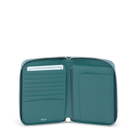TUMI - Belden Zip-Around Passport Case - Leather Travel Wallet and Organizer - With Document & Passport Holder - Mediterranean Print