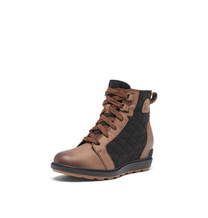 Sorel Women's Evie II NW Lace Boots - Tobacco, Black - Size 6.5