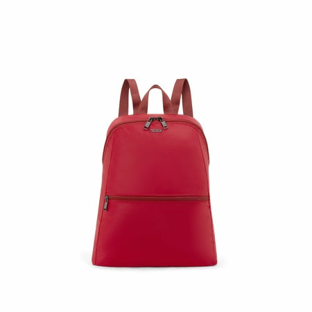 TUMI - Just In Case Foldable Backpack - Lightweight, Compact Travel Backpack - For One Bag Travel - 15.5" X 12.3" X 4.5" - Desert Red