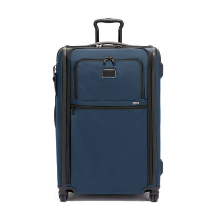 TUMI - Alpha Medium Trip Expandable 4-Wheeled Packing Case - Professional Travel Rolling Luggage - Navy