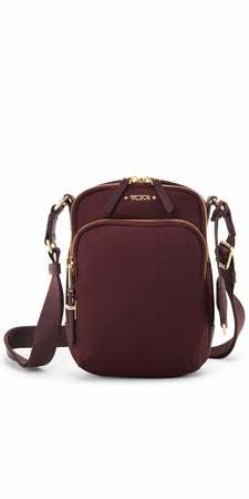 TUMI - Voyageur Ruma Crossbody Bag - Over Shoulder Satchel for Women - Beetroot