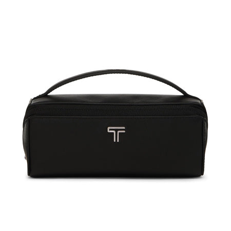 TUMI - Belden Sunglass Case - Women's Premium Leather Organizer - Holds up to 3 Pairs - Black