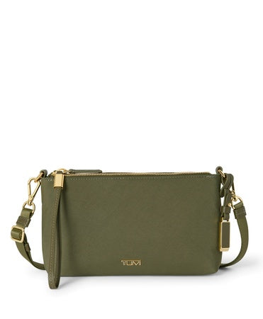 Tumi Womens Adela Crossbody Olive One Size