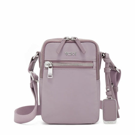 TUMI - Voyageur Persia Crossbody - Nylon Crossbody Travel Shoulder Bag for Women & Men - Stain- & Water-Resistant Fabric - Lilac