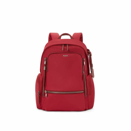 TUMI - Voyageur Celina Backpack - Women's Work and Travel Bag - 16.0" X 10.6" X 6.5" - Holds Up to 16" Laptop - Desert Red