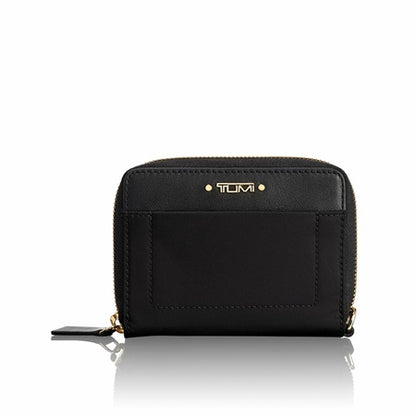 TUMI - Voyageur Tri-Fold Zip-Around - Aesthetic Women's Zipper Wallet with Cash/Card Holders - Travel Wallet - With Gift Box - Black