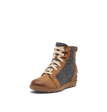 SOREL Women's Evie ll Lace Boot -Velvet Tan, Gum 10 - 8