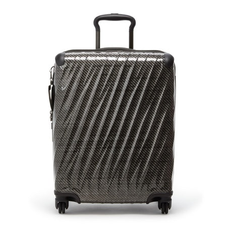 TUMI - 19 Degree Lite 4 Wheel Luggage - Lightweight and Highly Durable, Modern Contour, Hard Shell Men's and Women's Suitcase - 21.75" Large Carry-On, Black Graphite
