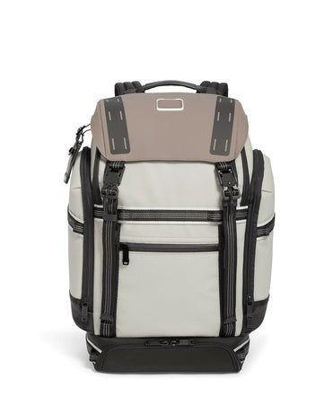 Tumi Mens Expedition Flap Backpack Chalk One Size