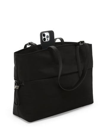 Tumi Womens Cam Large Tote Black/Gunmetal One Size