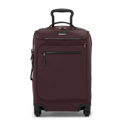TUMI - Voyageur Leger International Carry-On - Travel Luggage for Men & Women - Roller Suitcase with USB-C Charging Port - Deep Plum